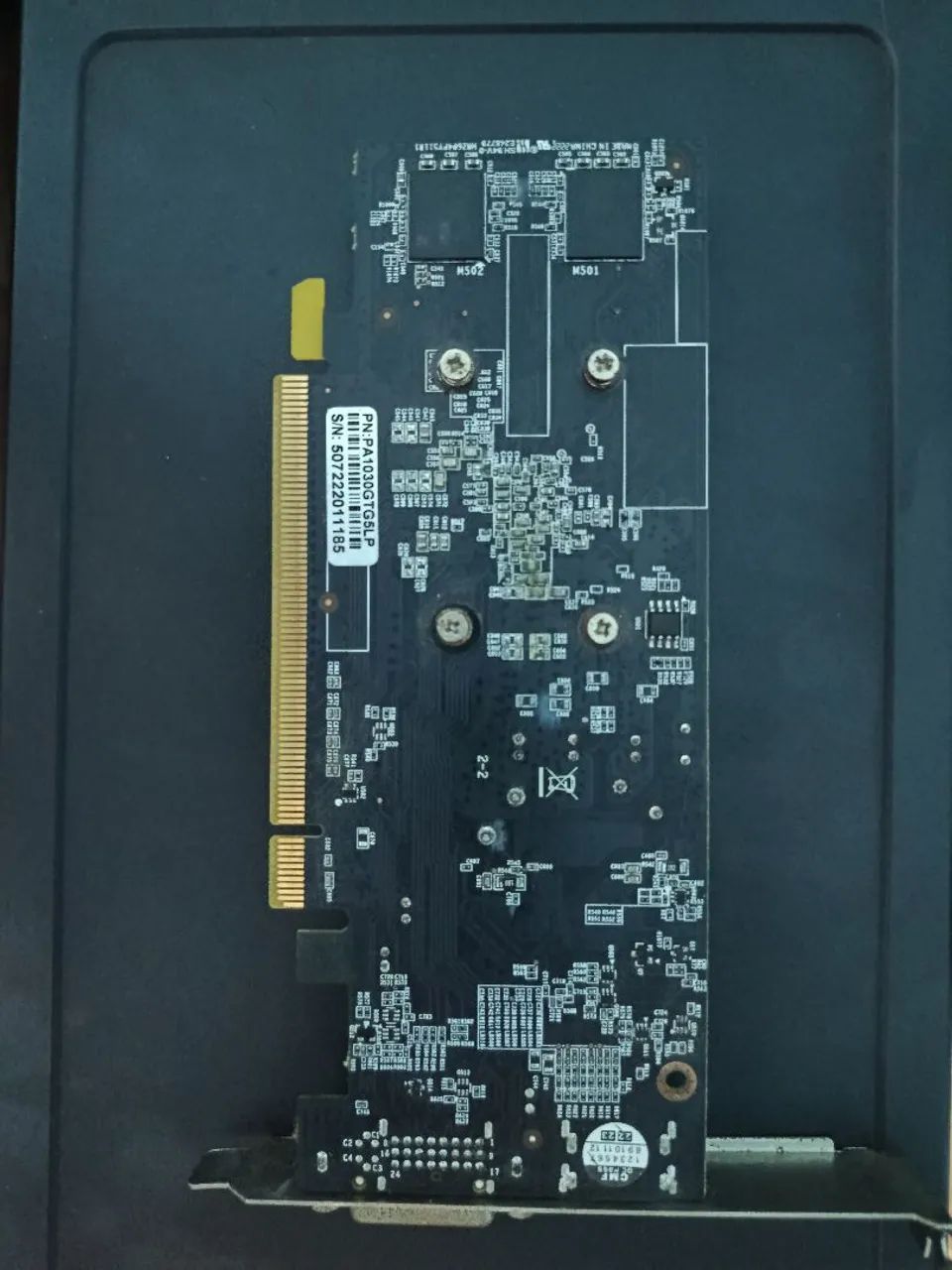 GPU GT 1030 2GB GDDR5 64BIT SINGLE FAN LOW PROFILE - Foto 2