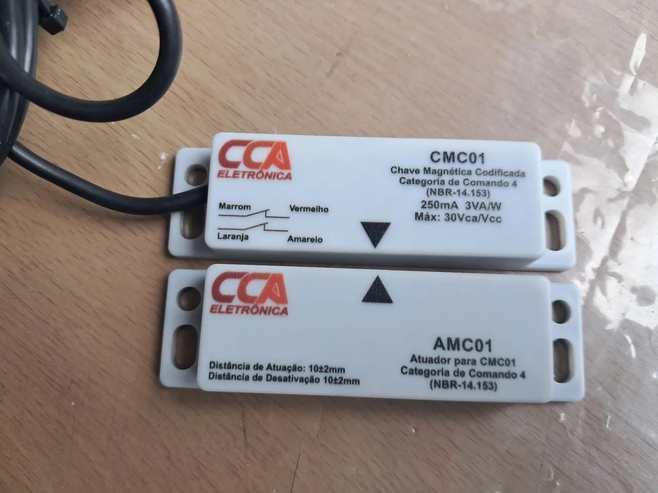 Sensor, chave magnética codificada NR12 CAT 4