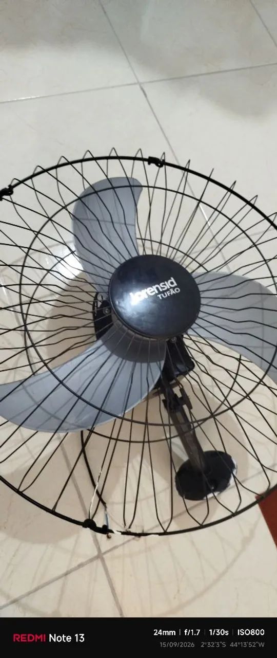 Ventilador Loren Sid de parede  - Foto 2