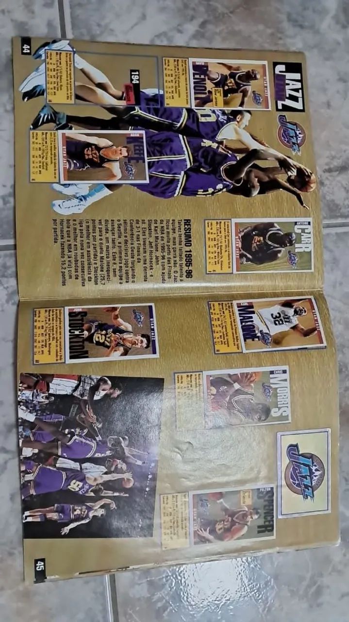 Álbum NBA Temporada 96-97 - Hobbies e coleções - Colina Sorriso