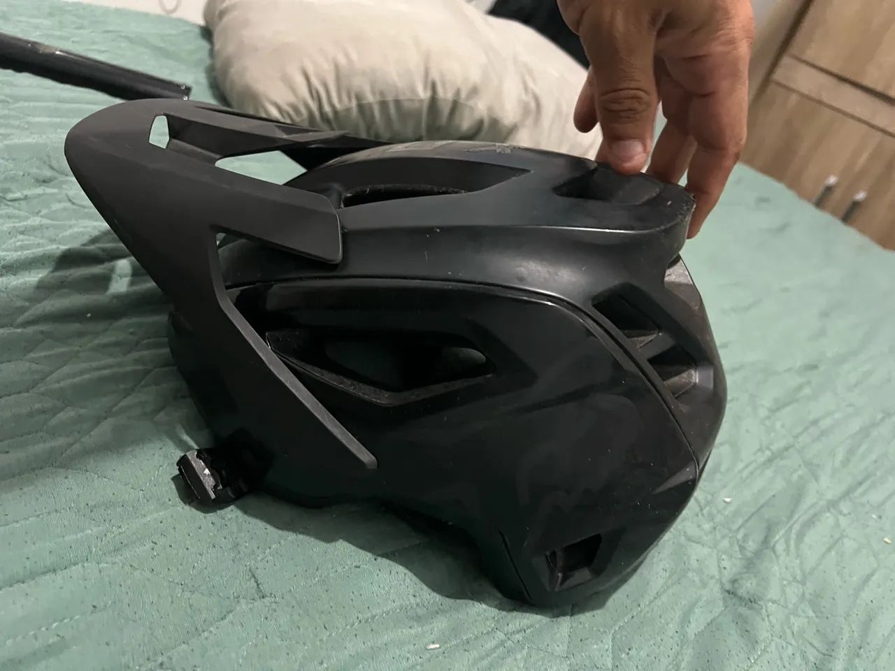 Capacete fox frame m 