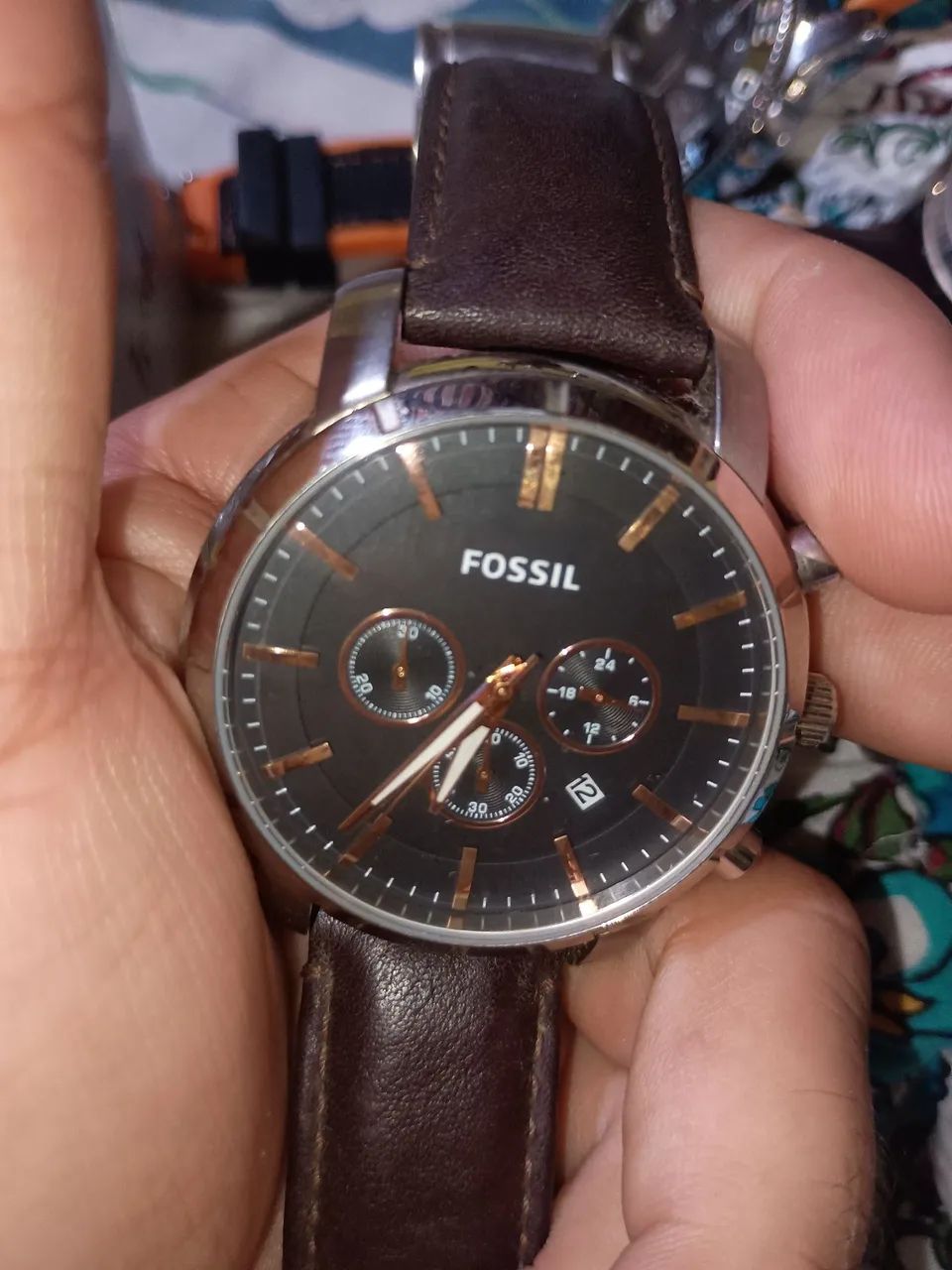 Relógio fossil BQ1525 masculino  - Foto 4