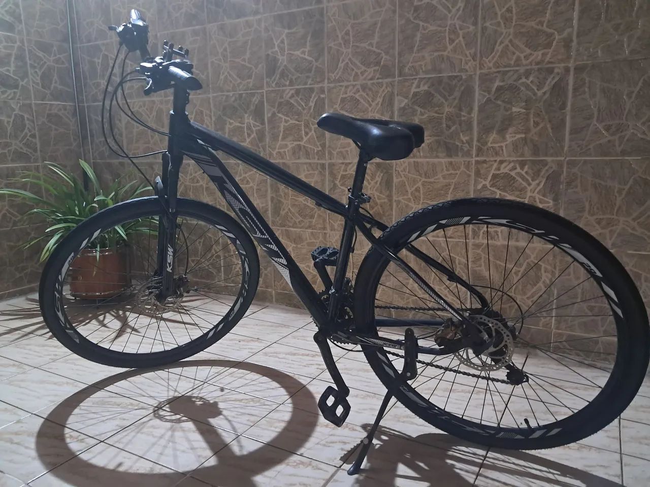 BICICLETA ARO 29 KSW ALUMÍNIO PRETA NOVA... - Foto 3