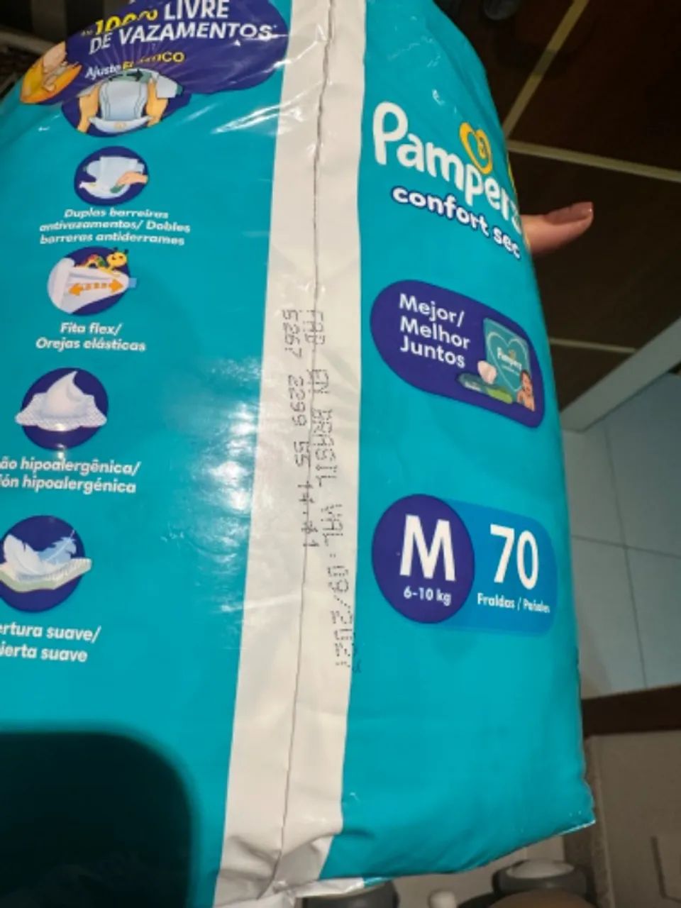 Fralda Pampers Confort Sec M  - Foto 2