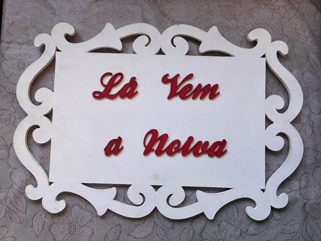 Placa MDF para entrada de casamento 