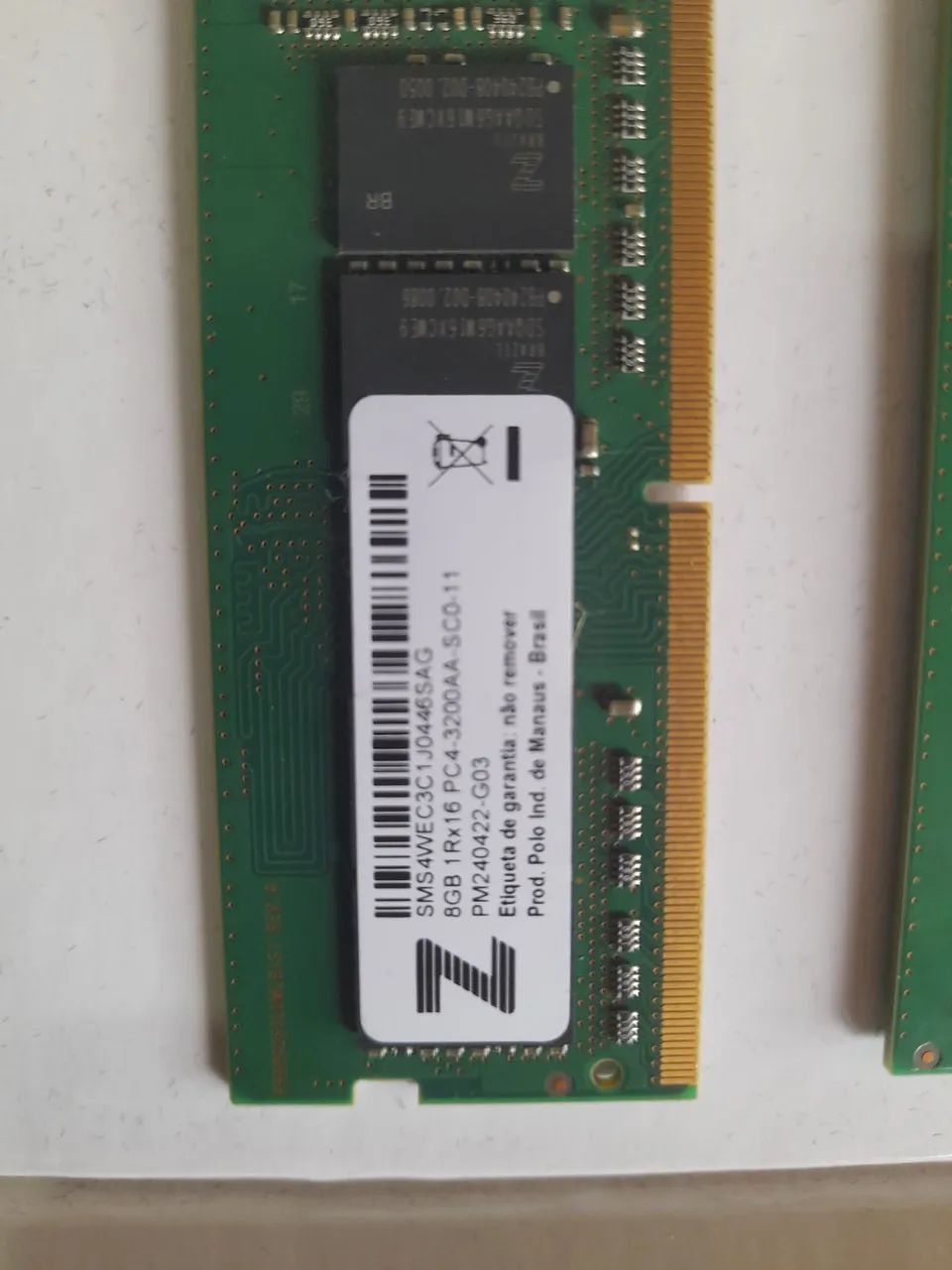 Memoria notebbok ddr4 8gb 