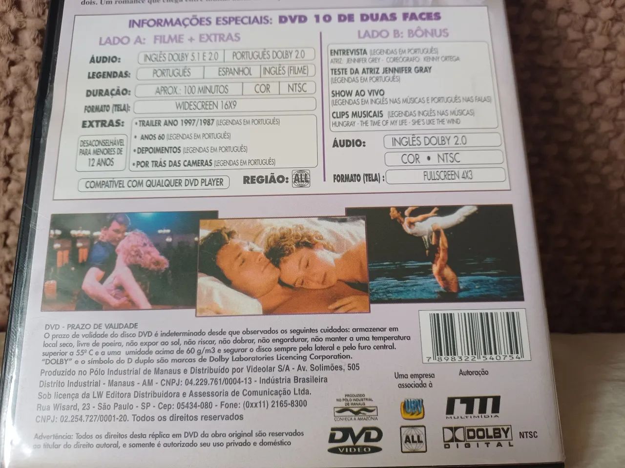 Dirty Dancing - DVD seminovo - Foto 5