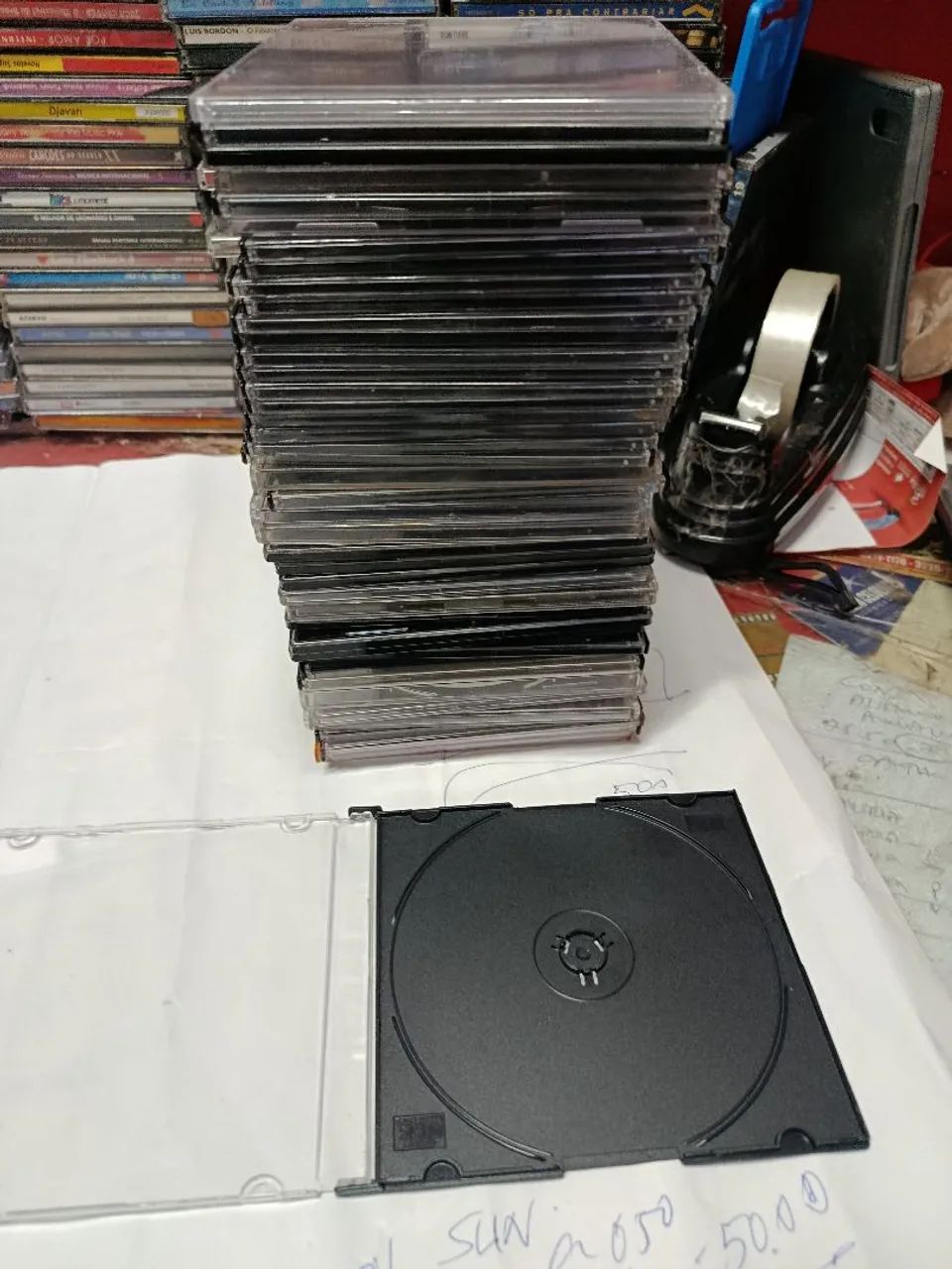 Estojos slim para cd ou dvd