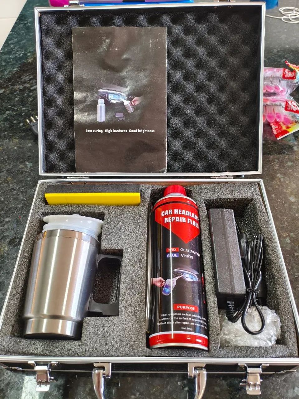 Kit revitalizandor de faróis  - Foto 4