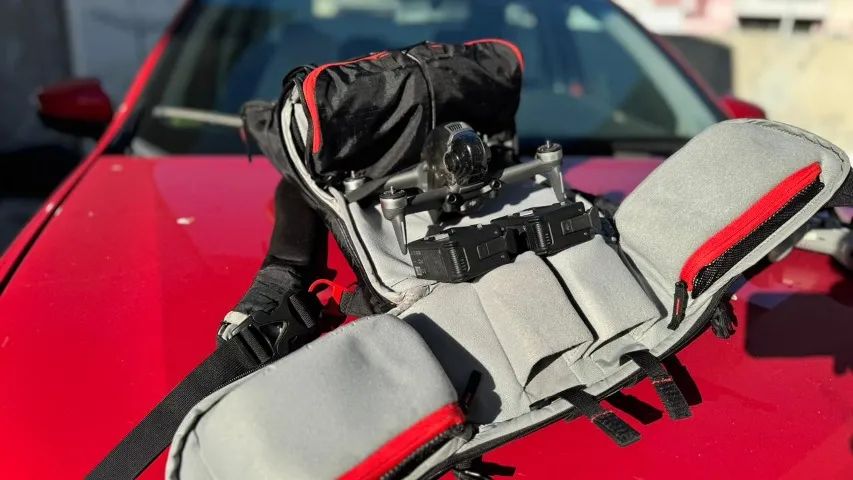 Drone Dji FPV combo, ZERADINHO, com mochila - Foto 2