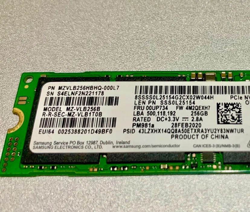 Nvme de 256GB Samsung - Foto 3