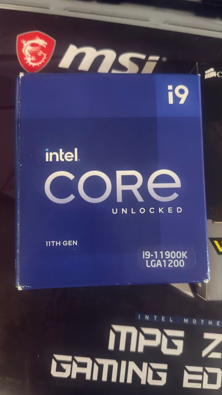 Kit Processador Intel i9-11900K + Placa mãe MSI + DDR4 32GB - Foto 3