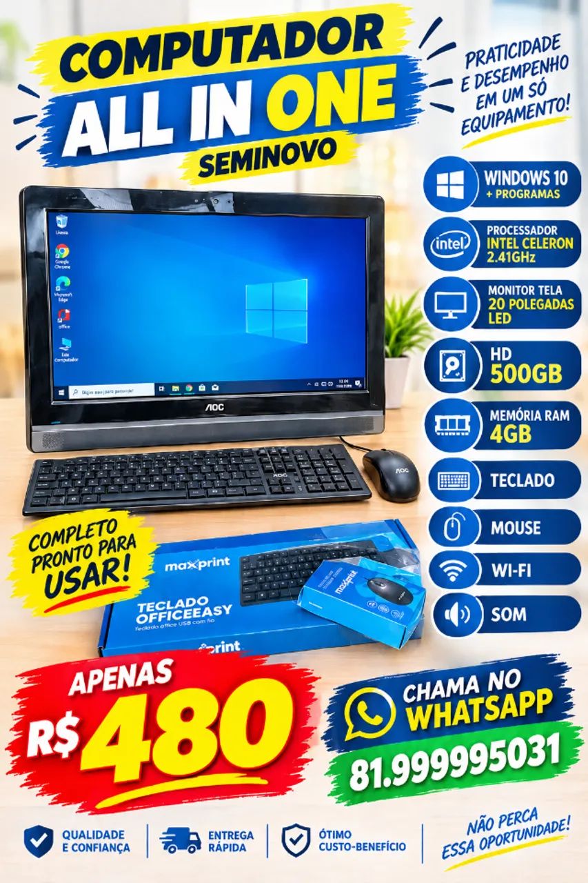 Computador all in one seminovo   - Foto 2