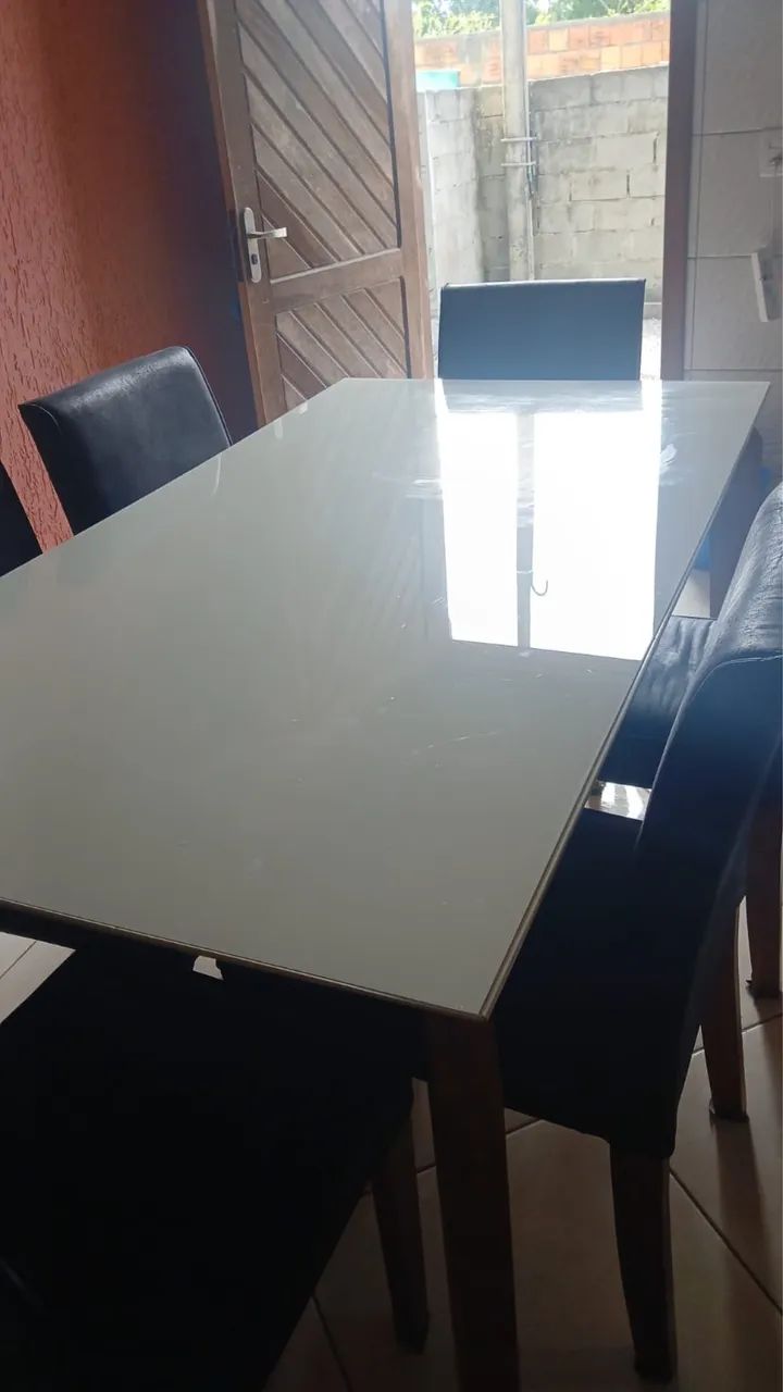 Mesa de 6 lugares e cadeiras  - Foto 2