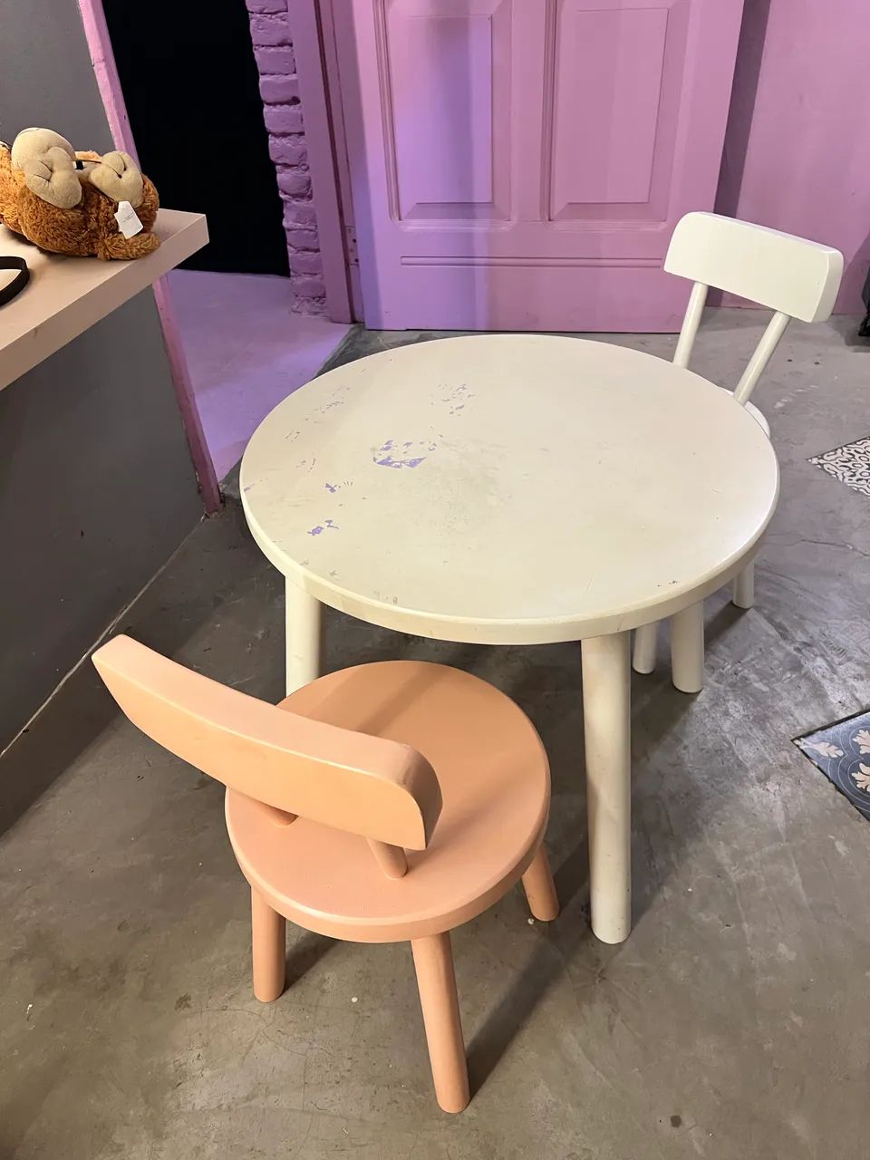 Conjunto mesa e duas cadeiras infantis - Foto 3