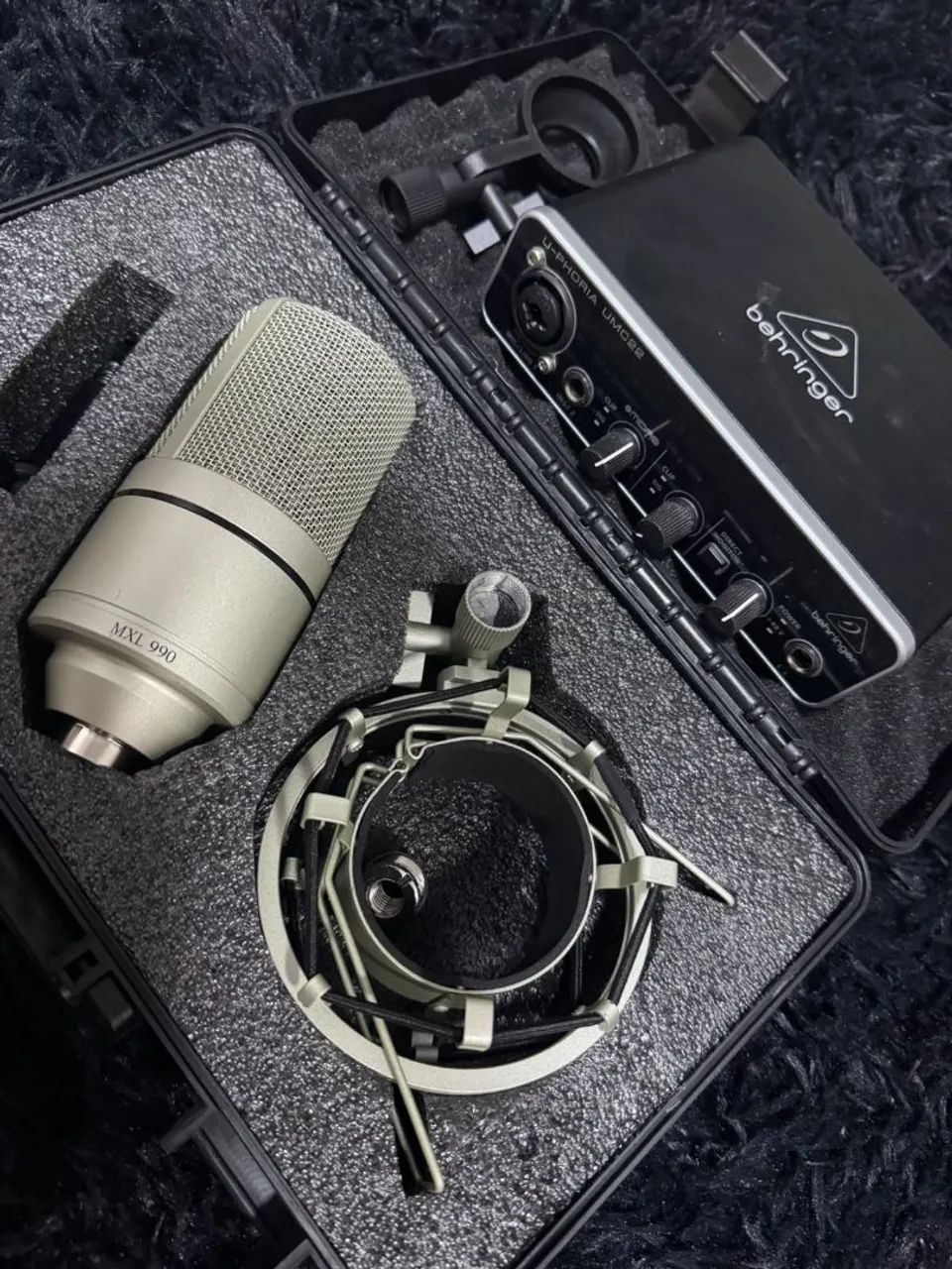 Combo mxl990 com interface Behringer - Foto 3