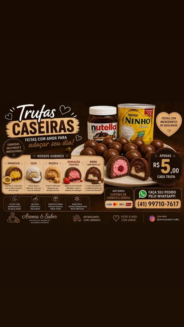 Trufas de chocolate ? 