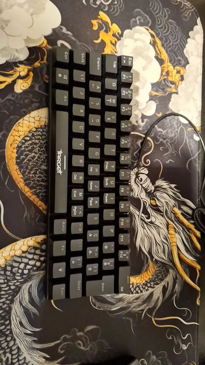 TELCADO GAMER MECÂNICO RGB 60% SWITCH BROWN - Foto 3