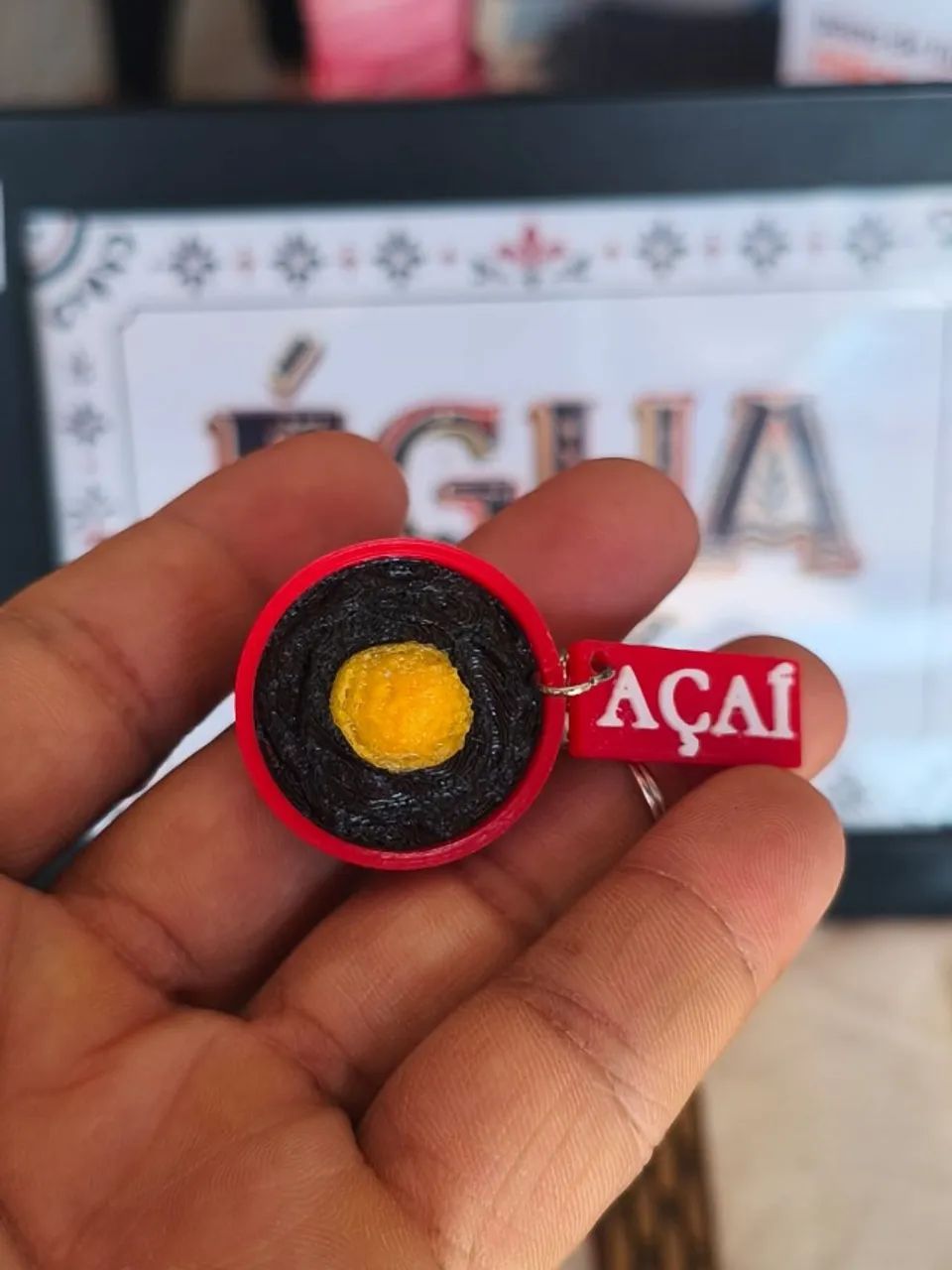 Chaveiro 3D - COLEÇÃO AÇAÍ - Chaveiros Temáticos  - Foto 3