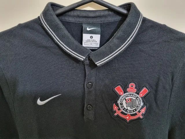 Camiseta Polo Nike Oficial Corinthians - Foto 4