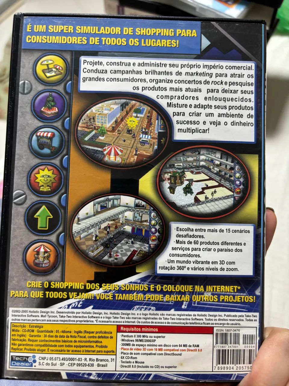 Mall Tycoon Collection PC Original - CD + Caixa - Foto 2