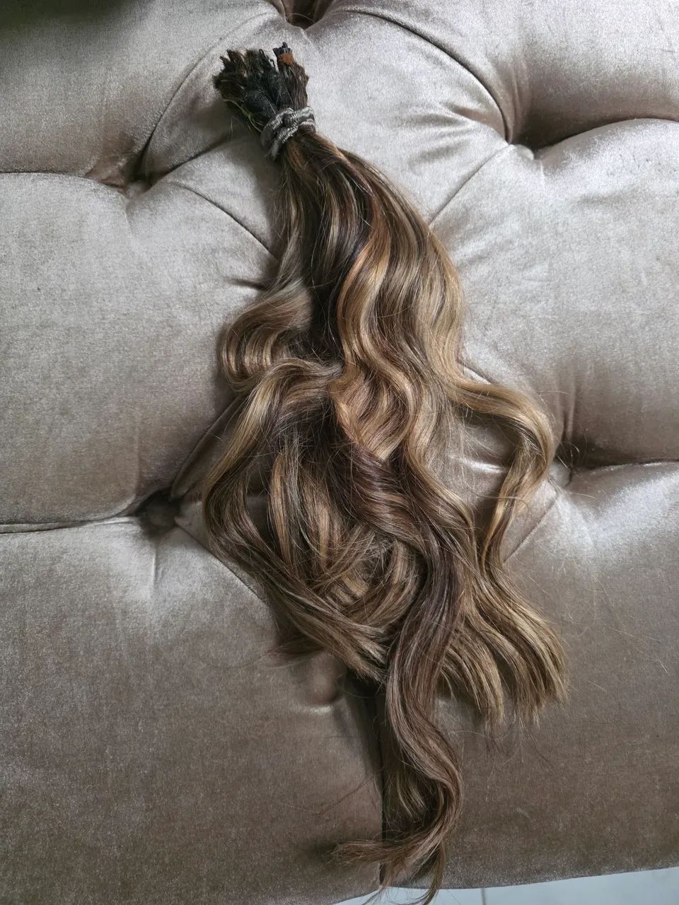 Mega Hair Ondulado 100% Humano - Comprimento médio Natural - Foto 4