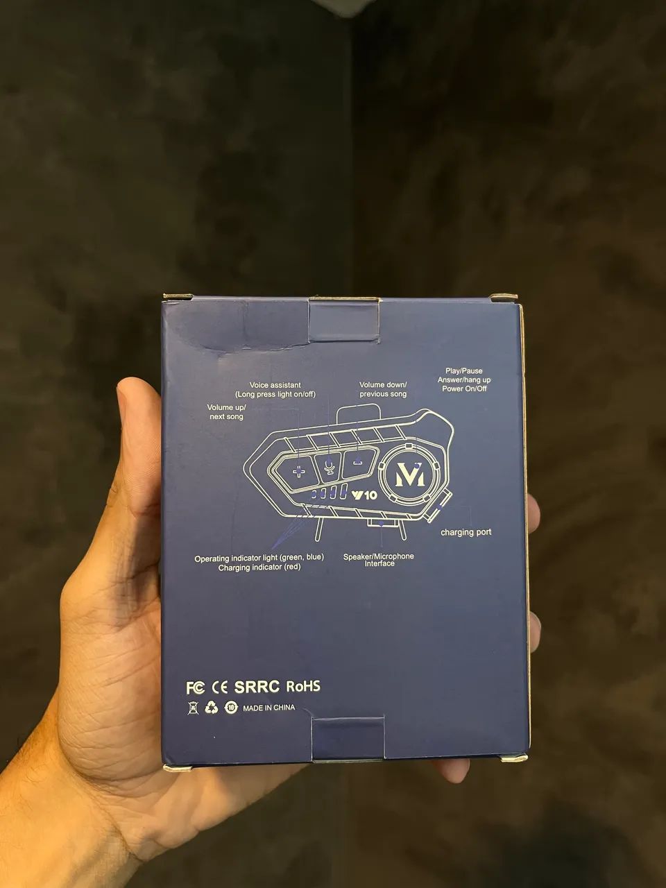 Fone de Ouvido de Capacete Moto Bluetooth - Foto 4