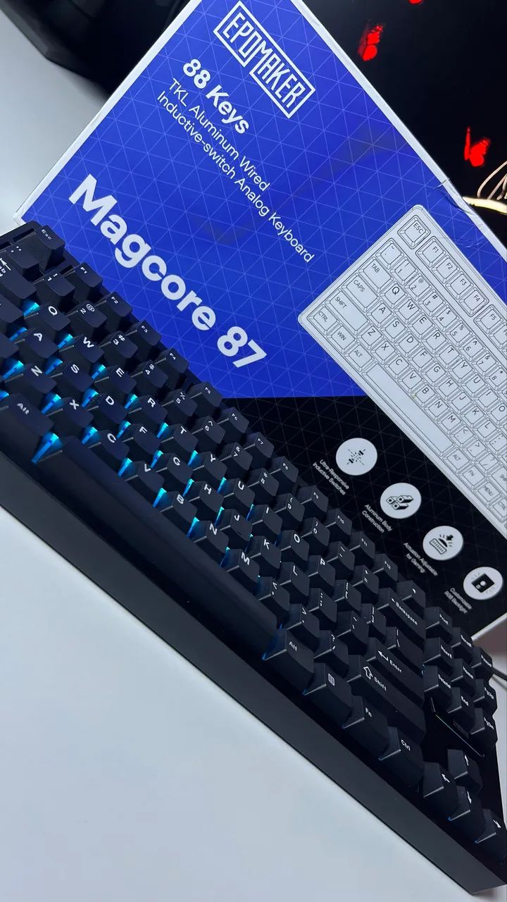 Teclado Magnético Epomaker Magcore 87 Alumínio  - Foto 5