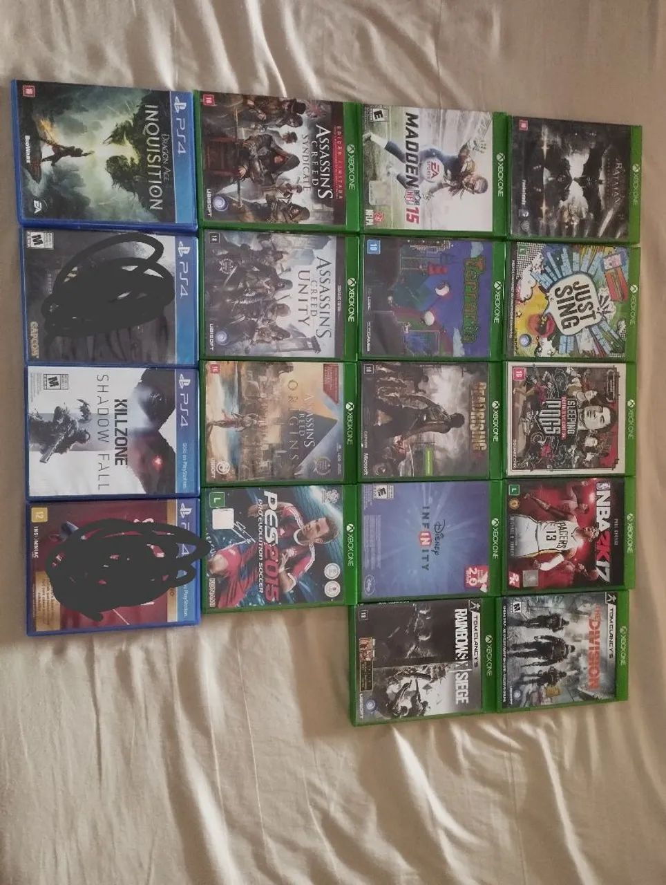 Jogos Xbox one e ps4 