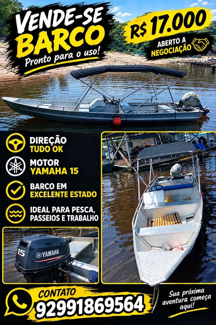 Bote e motor - Foto 3