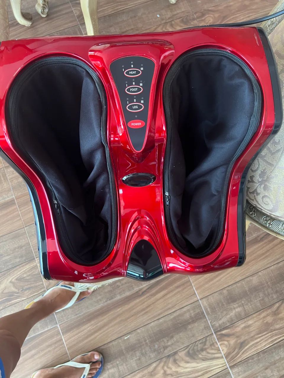 Lindo massageador para pés e pernas, ativa circulação e alivia dores - Foto 4