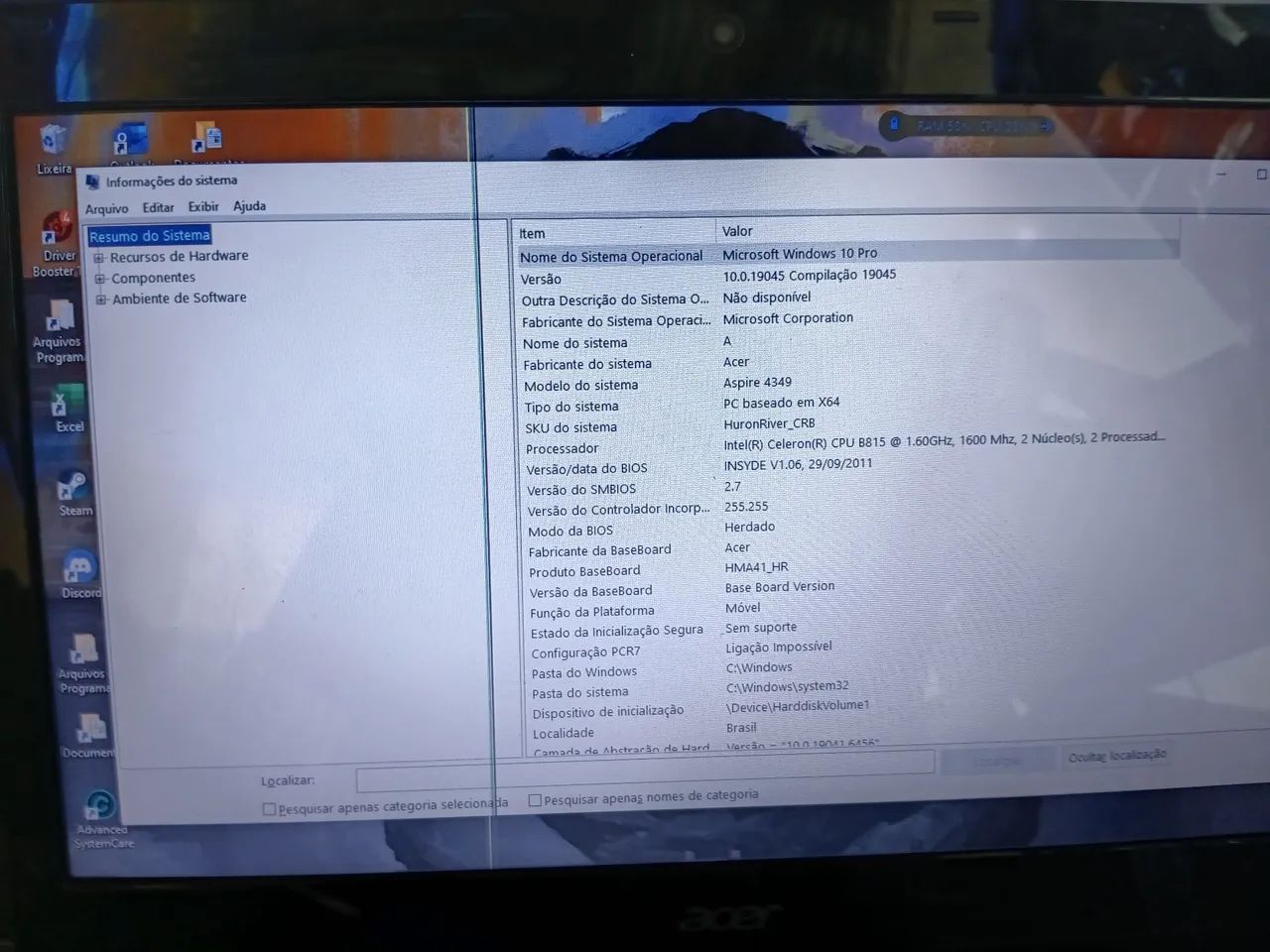 vendo notebook acer aspire 4349 - Foto 3