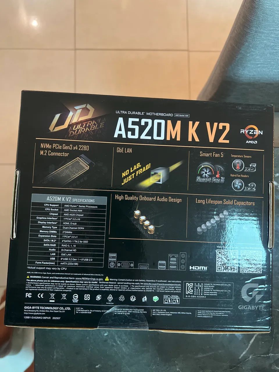 Placa mãe A520M K V2 - Foto 4
