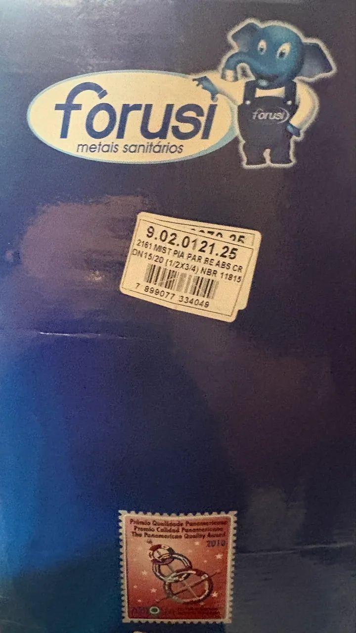Torneira Misturador Forusi 2161 para Cozinha de Parede Cromada Nova - Foto 3