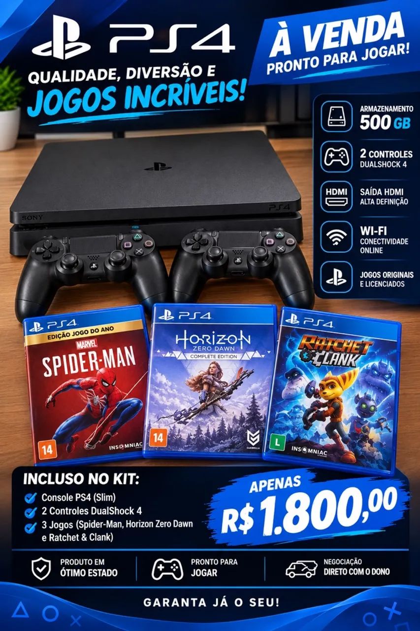 Vídeo game ps4