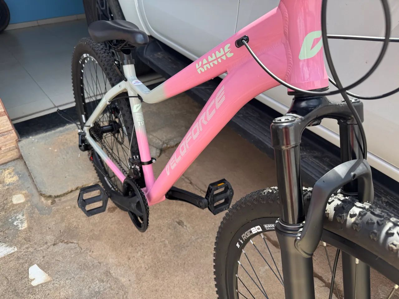 Bicicleta Kanne rosa  - Foto 3