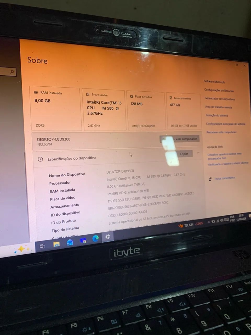 NOTEBOOK I5 SSD 128 - Foto 4