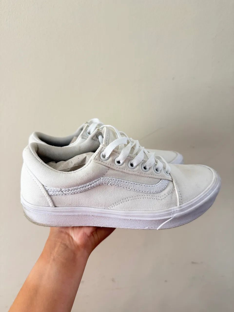 Tênis Masculino Vans Old Skool Comfycush - True White/True - Foto 4