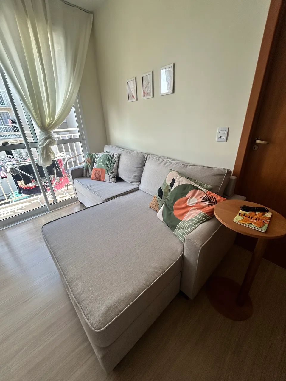 Sofá de Linho com Chaise - Foto 4