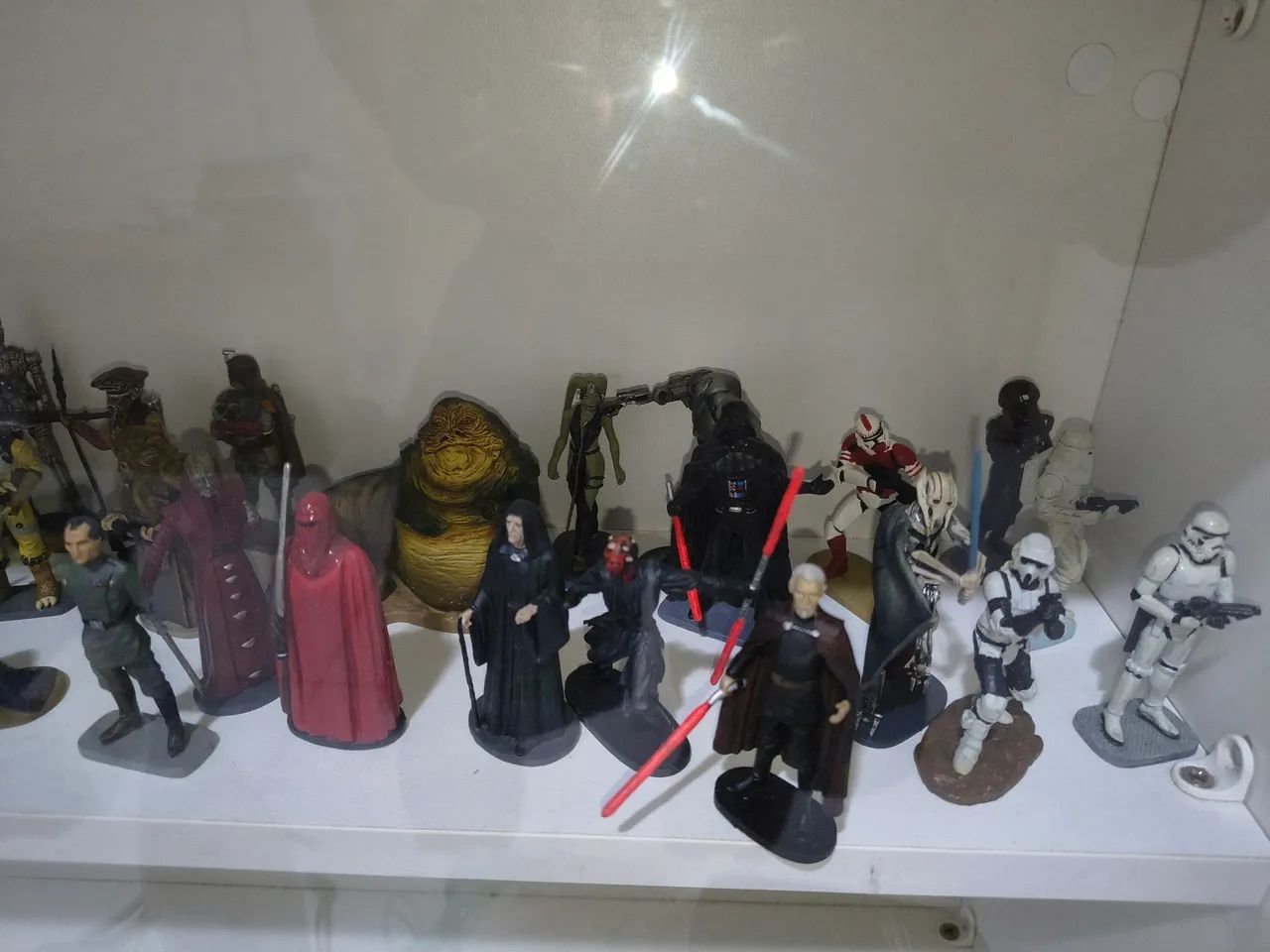 Star Wars - Miniaturas de metal - DeAgostini 53 peças(Acompanha expositor) - Foto 4