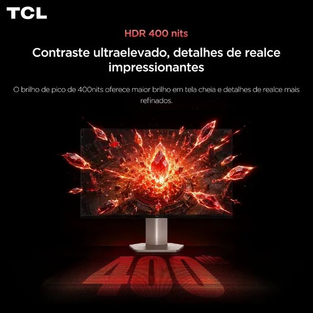 Monitor TCL 27 Polegadas Descrição do produto Eleve sua experiência nos jogos com o Monito - Foto 4