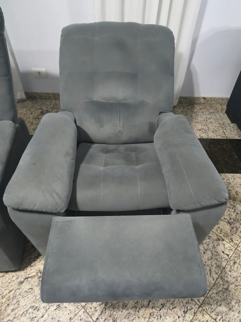 Poltrona Reclinável Cinza - Foto 2