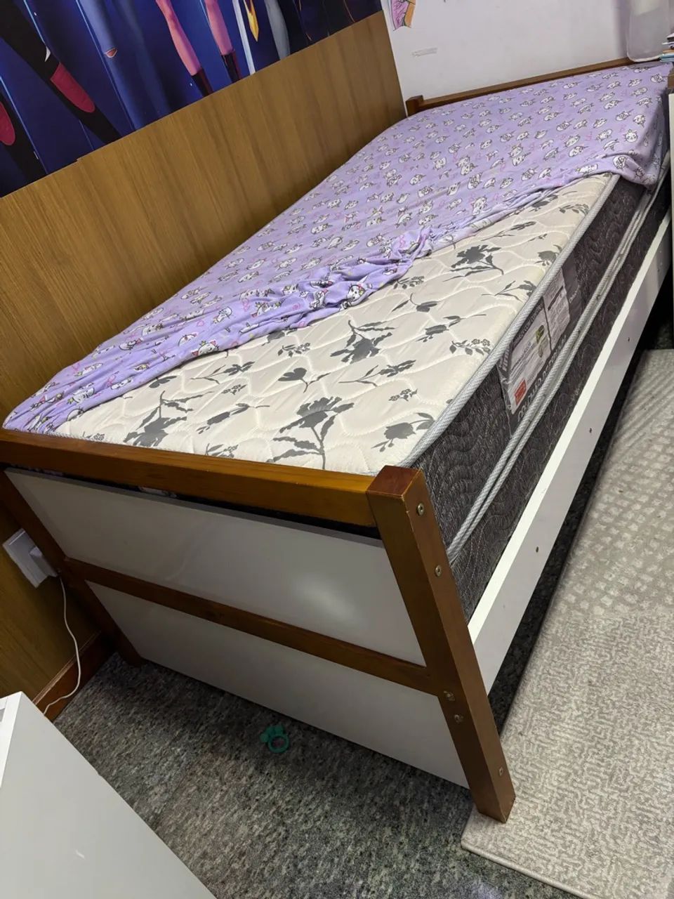 Cama 2 colchões  - Foto 2