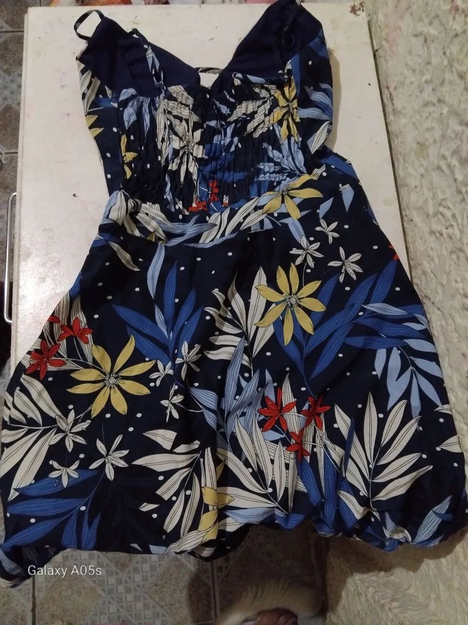 Vestido florido de alça - Foto 3