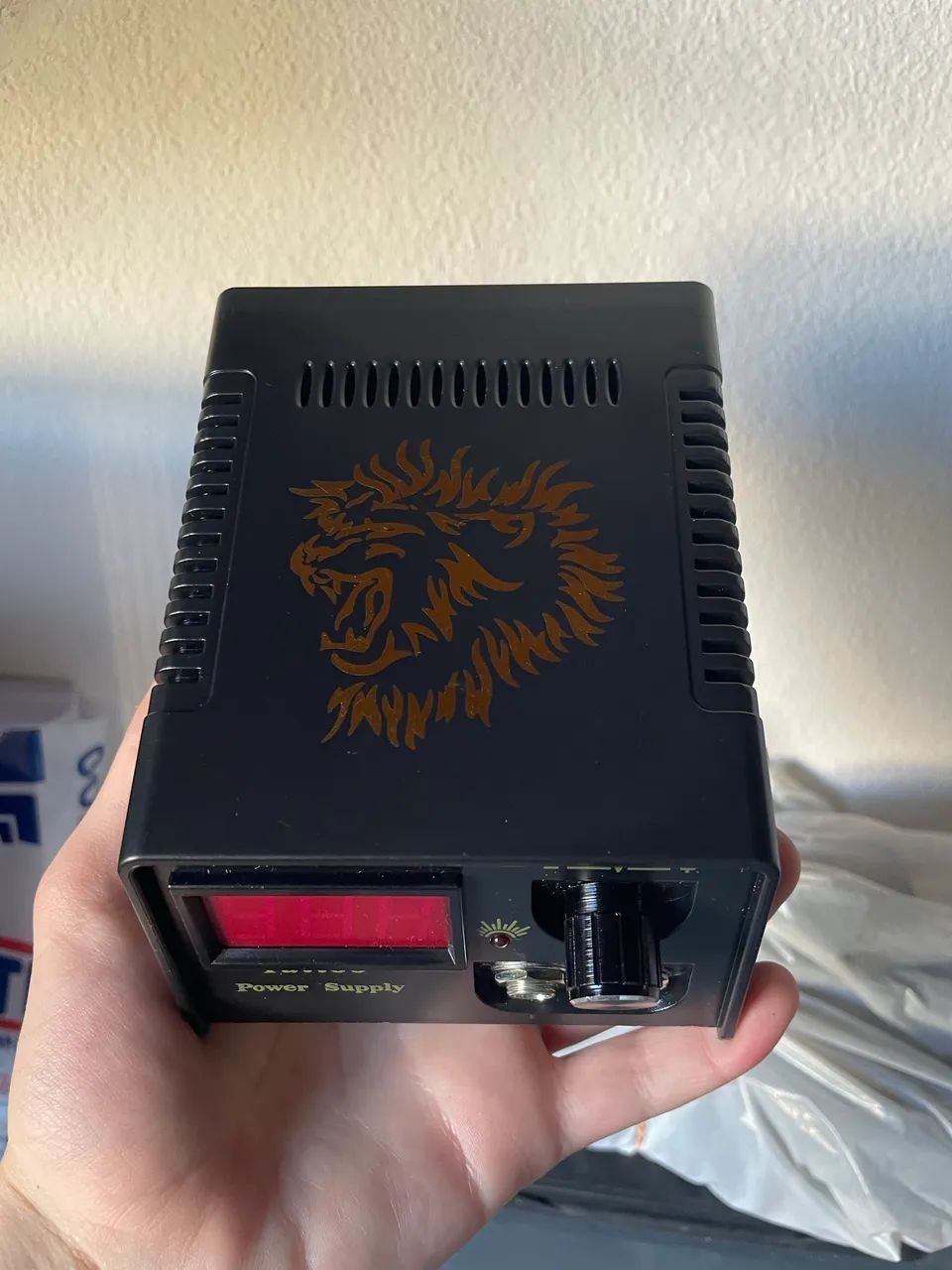 Fonte Digital Para Tatuagem Tattoo Power Supply Com Cabo De Forca - Foto 3
