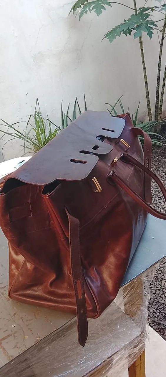 Bolsa de couro  - Foto 5