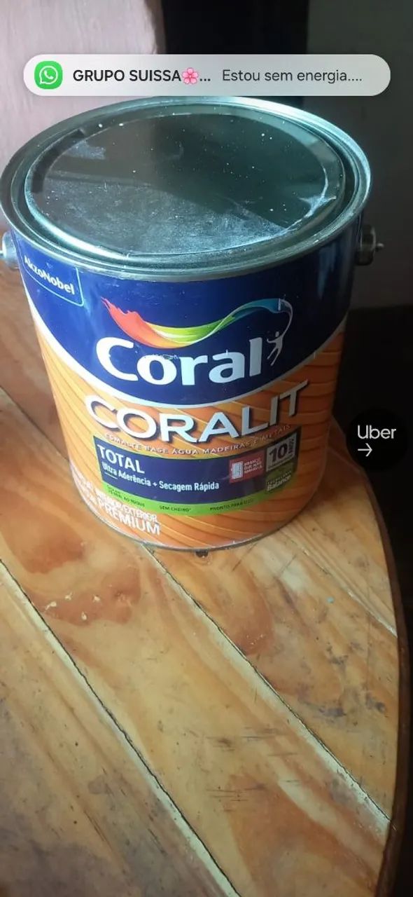 Vendo  galão  de tinta