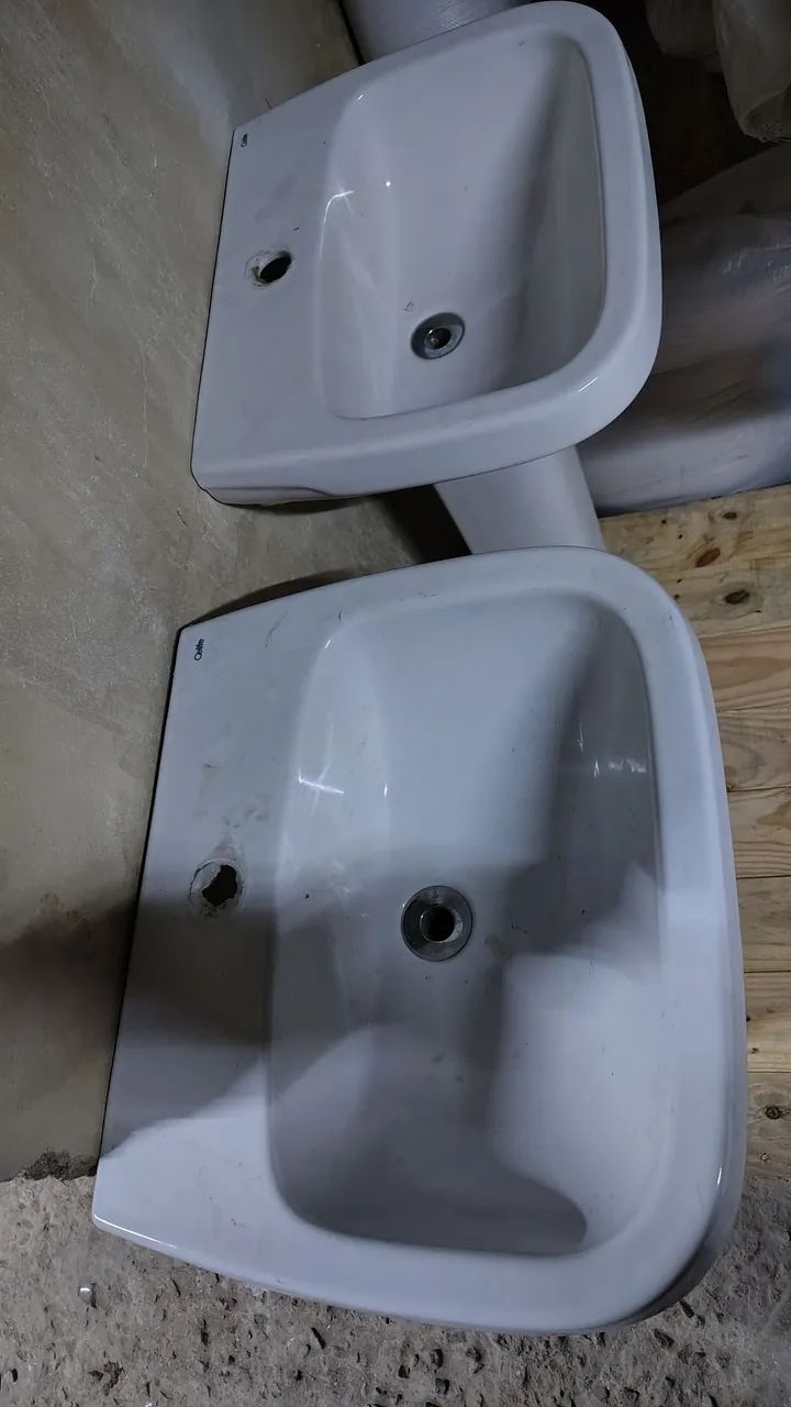 Lavatório com coluna retangular Celite - Foto 5