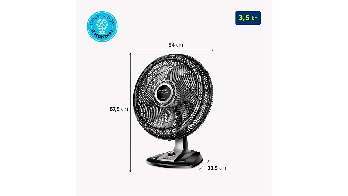 Ventilador Mondial VTX-50cm  - Foto 5