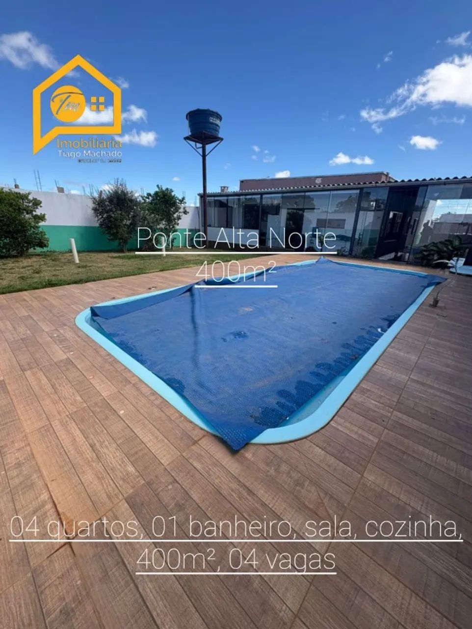 Excelente casa em lote de 400m² - Ponte Alta